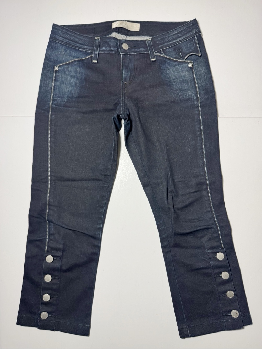 Levi's Lady Style Y2K Cropped Capri Denim Jeans